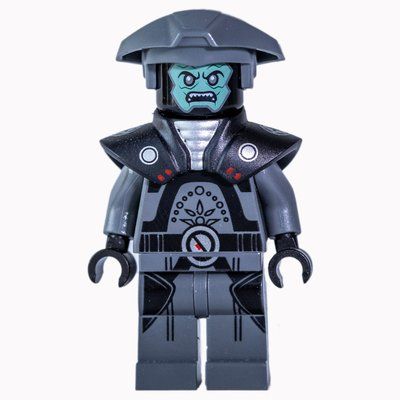 Minifigure Imperial Inquisitor Fifth Brother - Dark Bluish Grey del set 75157