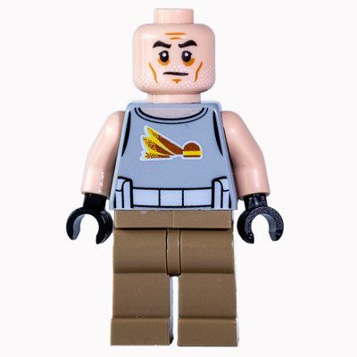 Minifigure Clone Commander Gregor, Old del set 75157