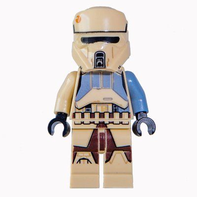 Minifigure Scarif Stormtrooper / Shoretrooper Captain del set 75154
