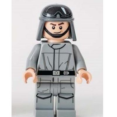 Figurine Imperial AT-ST Driver, Helmet with Printed Goggles du set 75153