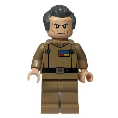 Minifigura Grand Moff Wilhuff Tarkin, Dark Tan del set 75150