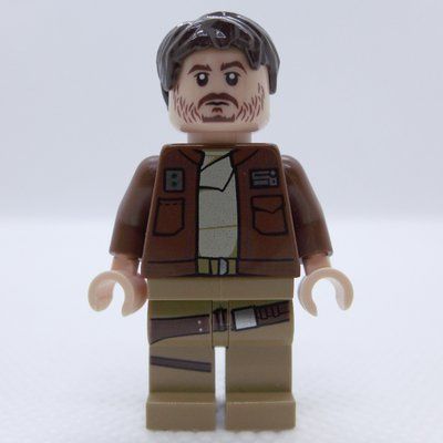 Minifigura Cassian Andor in Reddish Brown Jacket del set 75171