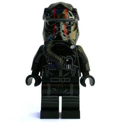 Figurine TIE Pilot, First Order, Two Red Lines on Helmet du set 75179