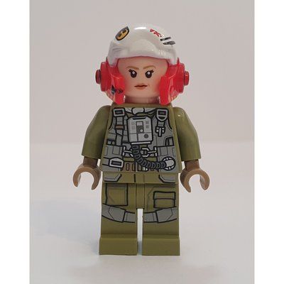 Minifigure Tallissan 'Tallie' Lintra / Resistance Pilot A-wing del set 75196