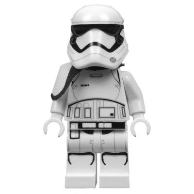 Figurine Stormtrooper Squad Leader, First Order, White Pauldron du set 75190