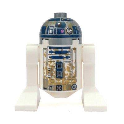 Figurine Astromech Droid, R2-D2, Flat Silver Dome, Mud Stains du set 75208