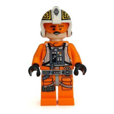 Figurine Biggs Darklighter, Helmet with Trans-Yellow Visor du set 75218