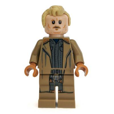 Minifigure Tobias Beckett, Long Dark Tan Coat del set 75215