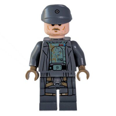 Minifiguur Tobias Beckett, Imperial Mudtrooper Disguise uit set 75211