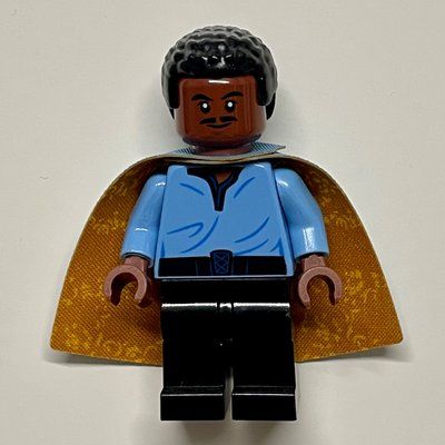 Figurine Lando Calrissian, Sand Blue and Dark Orange Cape du set 75222