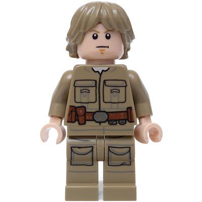 Figurine Luke Skywalker, Cloud City Outfit, Dark Tan Shirt du set 75294