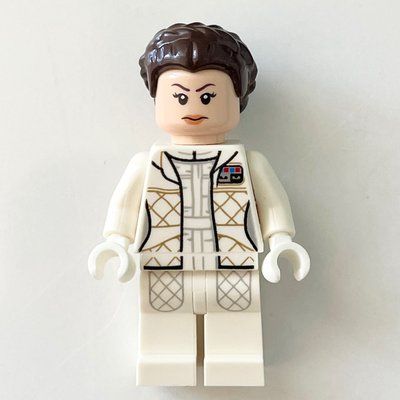 Figurine Princess Leia, Hoth Outfit, White Jacket du set 75222