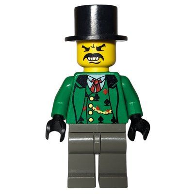 Minifigura Bandit - Western, Green Suit, Top Hat del set 6769