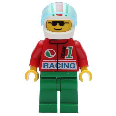 Figurine Racer - Octan, Red Torso, Green Legs, White Helmet du set 4222