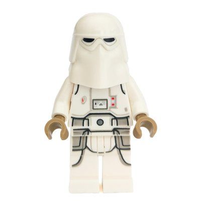 Figurine Snowtrooper, White Hips, Printed Legs, Dark Tan Hands (3626cpr1149 Head) du set 75241