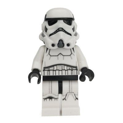 Figurine Stormtrooper, Dark Bluish Gray Squares on Back of Helmet du set 75229
