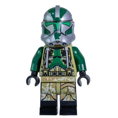 Figurine Clone Commander Gree, Kashyyyk Armor, Dark Tan Leg Strap du set 75234