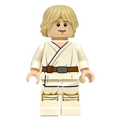 Figurine Luke Skywalker, White Robe, Utility Belt, Neck Bracket du set 75229