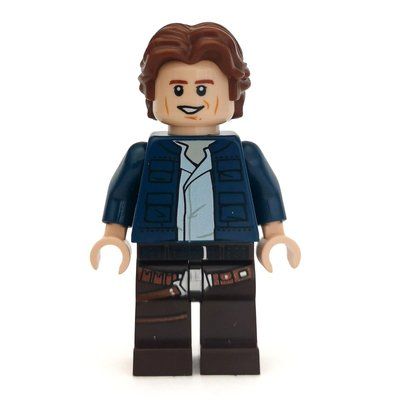 Figurine Han Solo, Dark Blue Jacket, Dark Brown Legs du set 75243