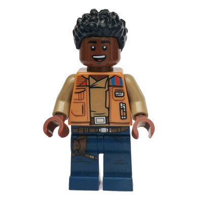 Figurine Finn, Tan Undershirt, Dark Blue Legs du set 75257