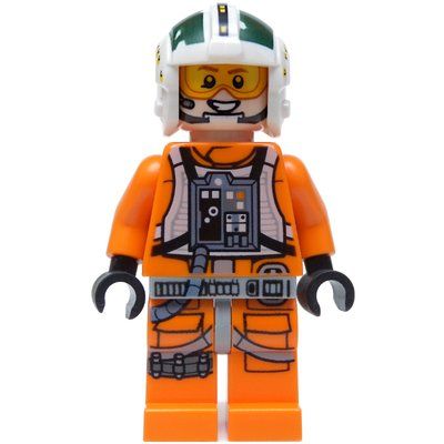 Figurine Wedge Antilles, Printed Legs, Black Hands du set 75268