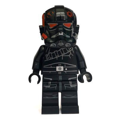 Minifigure Inferno Squad Agent, Angry, Open Mouth del set 75226
