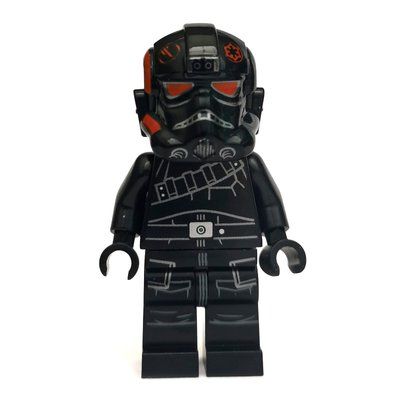 Minifigure Inferno Squad Agent, Sunken Eyes del set 75226
