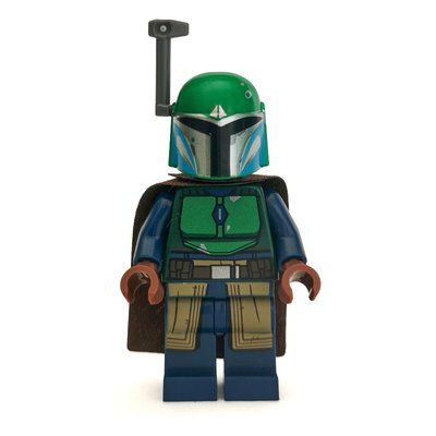 Figurine Mandalorian Tribe Warrior, Dark Blue and Green du set 75267