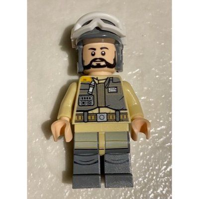 Minifigure Private Kappehl / Rebel Trooper with Black Beard and White Snow Goggles del set 75164