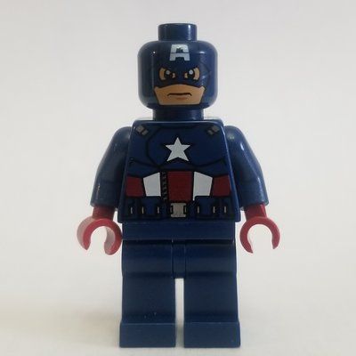 Figurine Captain America with Dark Blue Head du set 6865