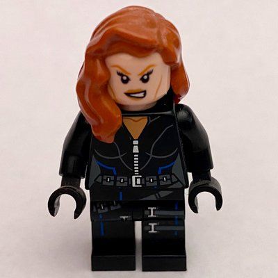 Figurine Black Widow, Black Jumpsuit, Blue Highlights du set 6869