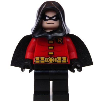 Minifigur Robin with Black Hood and Cape aus Set 10937