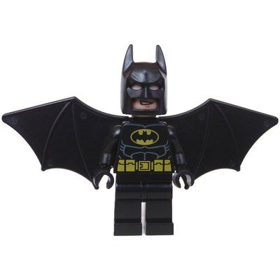 Minifigur Batman, Black Suit, Black Cowl, Wings, White Headband aus Set 10937