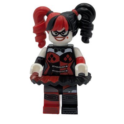 Minifigura Harley Quinn with Black and Red Tutu del set 70916