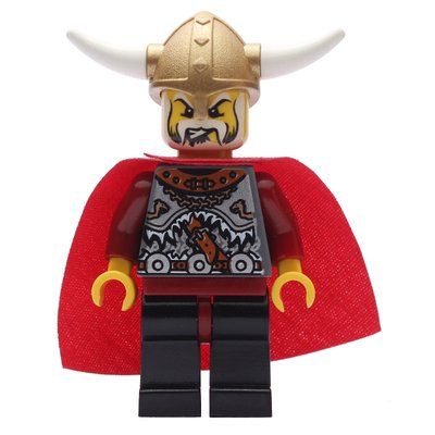 Figurine Viking King - Armour, Black Legs, Red Cape du set 7019