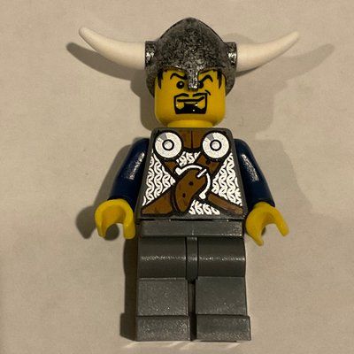 Figurine Viking Warrior - Armour, Belts, Dark Blue Arms, Dark Gray Legs du set 7020