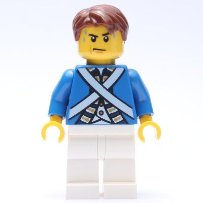 Figurine Soldier (Bluecoat) - Reddish Brown Hair du set 40158