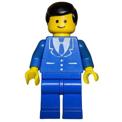 Figurine Man - Blue Suit, Blue Legs du set 10001