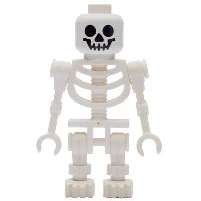 Figurine Skeleton, Standard Face, Straight Mechanical Arms (3626b Head) du set 7623