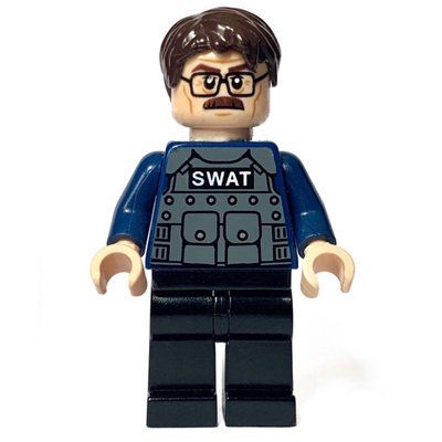 Minifigure Commissioner James Gordon (Dark Knight Trilogy) del set 76001