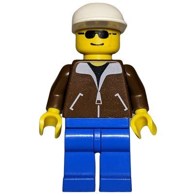 Figurine Man - Brown Jacket, Blue Legs, White Cap du set 4560
