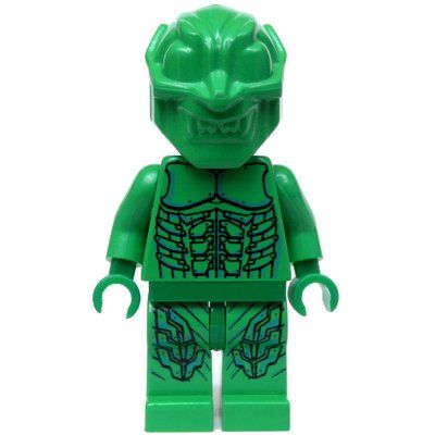 Figurine Green Goblin with Unprinted Helmet and Neck Bracket du set 1374