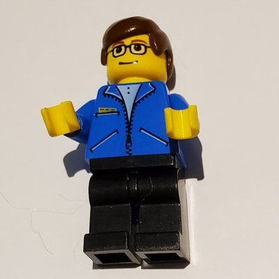 Figurine Peter Parker in Blue Jacket with Two Pockets du set 1376