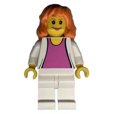 Figurine Mary Jane with White Jacket and Pink Shirt du set 4852