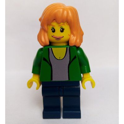 Figurine Mary Jane with Green Jacket and Light Violet Shirt du set 4851