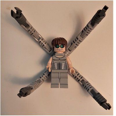 Figurine Dr. Octopus / Doc Ock with Green Glasses and Light Nougat Arms du set 4857