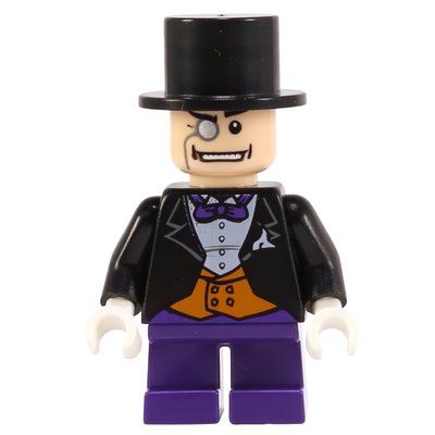 Figurine The Penguin with Dark Purple Short Legs and Orange Vest du set 7783