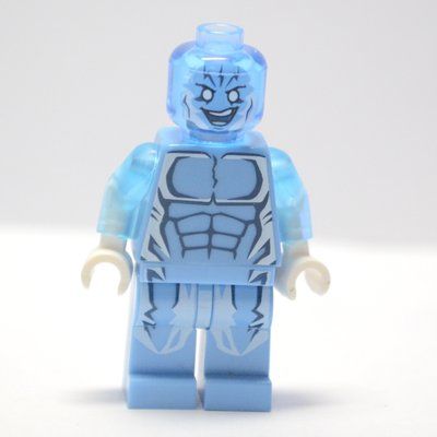 Minifiguur Electro with Trans-Medium Blue Head and Arms uit set 76014