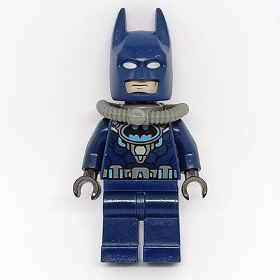 Minifigur Batman, Dark Blue Suit, Dark Blue Cowl, Diving Suit with Airtank aus Set 76010