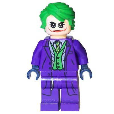 Minifigur The Joker with Green Vest and White Face Make-up (Dark Knight Trilogy) aus Set 76023